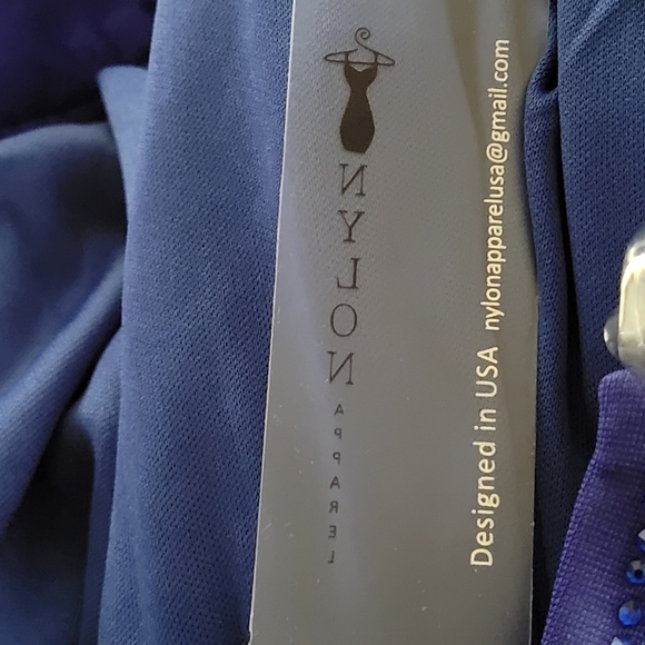 Nylon Apparel Women's Zip Up Fit & Flare Sequins Mini Pleated Skort Royal  Blue - Picture 12 of 14